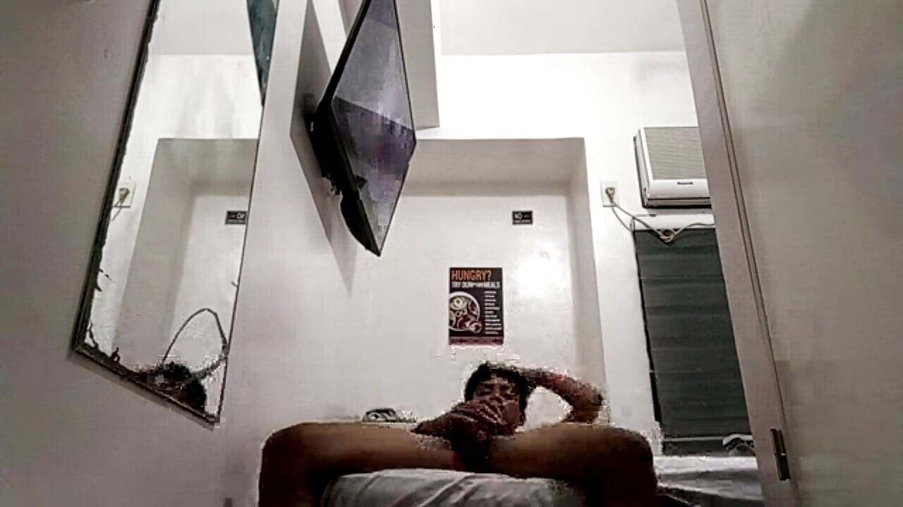 Filipino Twink Jerks His Throbbing Cock in Hotel 2
