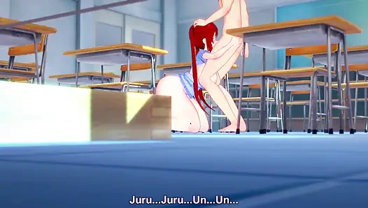 Seks dengan hentai siswi semok berambut merah cukup panas - hentai