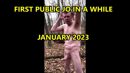 Finally Back Outside Very Loud Wanking Jan 2023