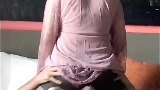 He loves wearing black see-through panties and embracing his feminine side
