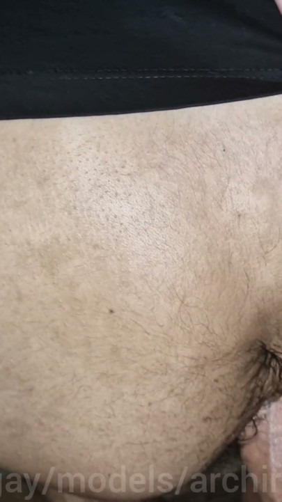 A milky Twink 18 years old, immediately jumped on daddy's cock and got hot cum on his ass! | Clip 2