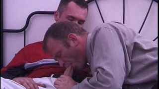 Gay dude licks his partner's cock and ass before banging