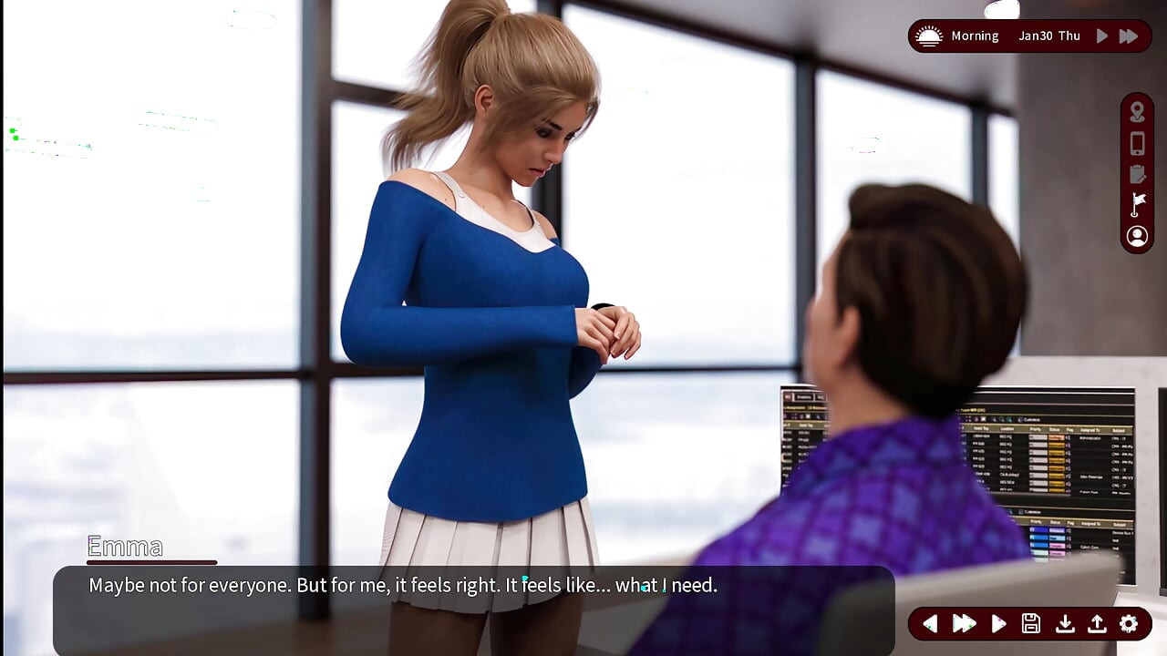 Whispers of Desire 22 Sarah Showed Her Boobs to the Boutique Assistant Louis