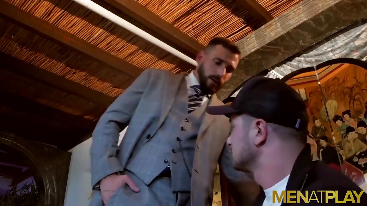 MENATPLAY - Suited Dato Foland and Enzo Rimenez anal fuck hard