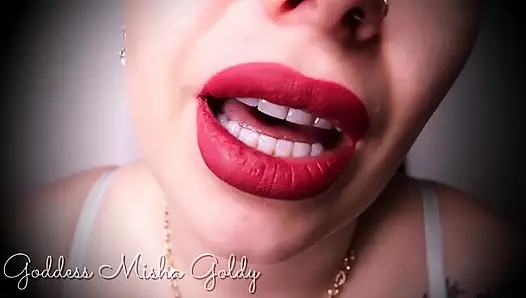 Burgundy lips make you weak as fuck! My full, perfect, soft lips will captivate you!