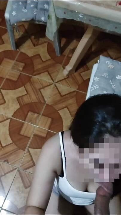 The stepbrother couldn't resist the temptation to fuck his stepsister's tight pussy.