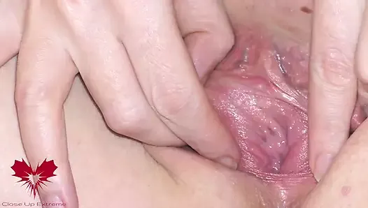 Lilith Spreads Her Pussy Wide. Alternative View of Look at the Wet Pussy Lick to Orgasm