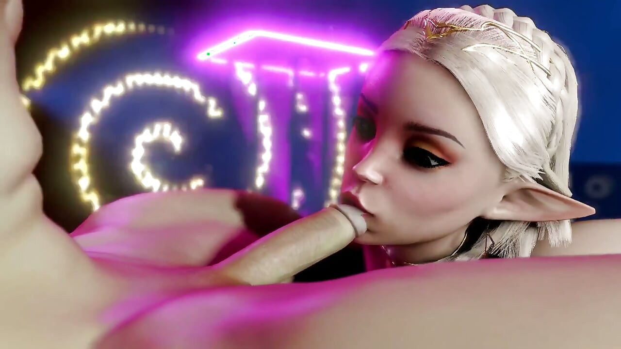 Sexy Hot Blonde Suck a Mean Cock in the Club