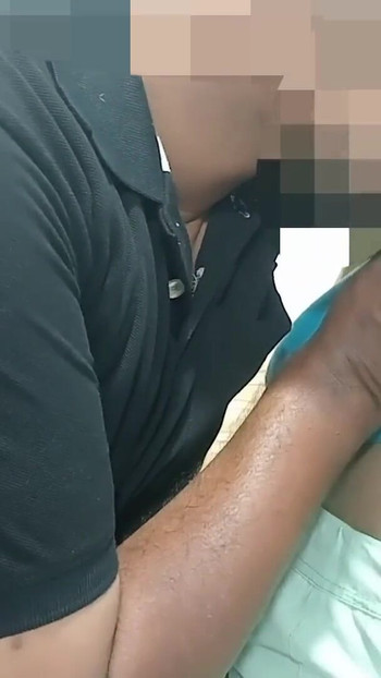 Epic moment from "Tamil Amateur Couples Really enjoyed kissing boobs sucking and nice cock sucking"