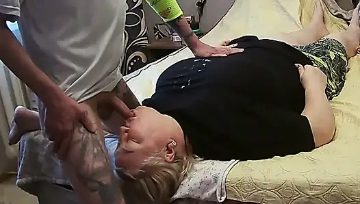 jerking off my dick to cum on my girlfriend