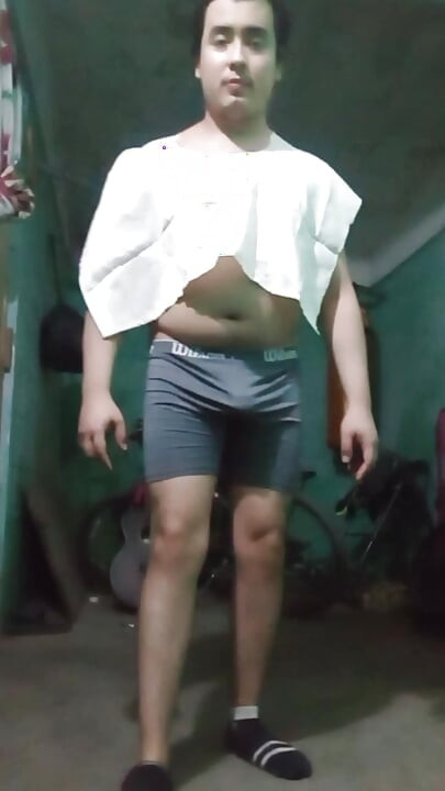 Jesus in boxer pulling his penis #150