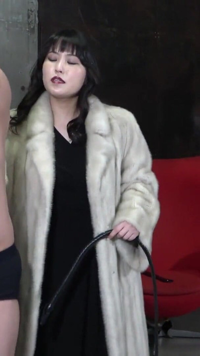 The female boss trains the resisting man with a bullwhip and makes him submit | Clip 1