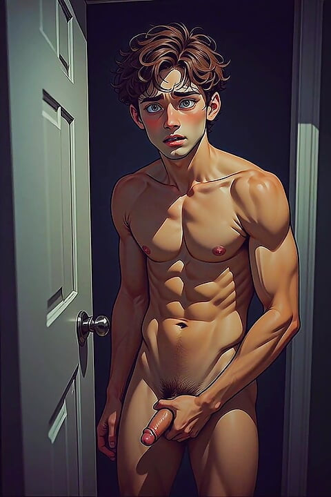 My auntie is succubus, she caught me watching her masturbating, fingering,