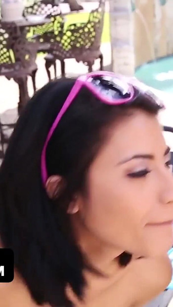 Memorable moment from "TeamSkeet - Petite Hottie Strips Off Her Clothes And Oiled Up Her Body Before Getting Drilled Hard"