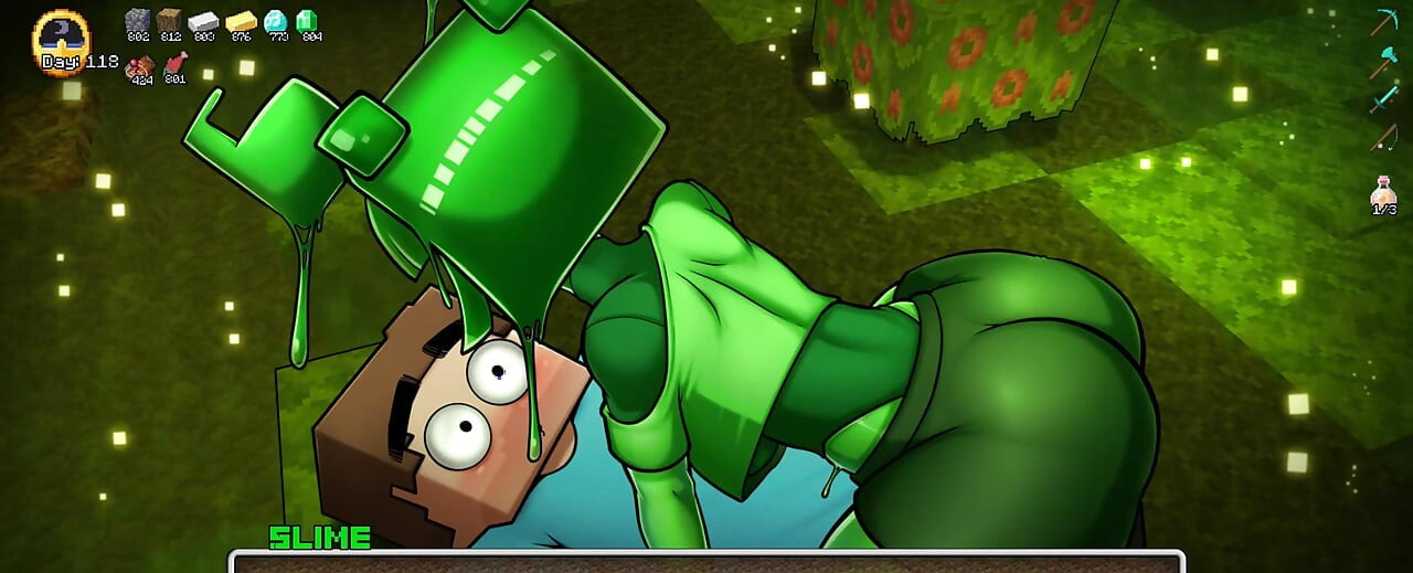 Minecraft หัตถกรรมเงี่ยน - ตอนที่ 65 ตัวละครใหม่! สาวเซ็กซี่! โดย Loveskysanhentai
