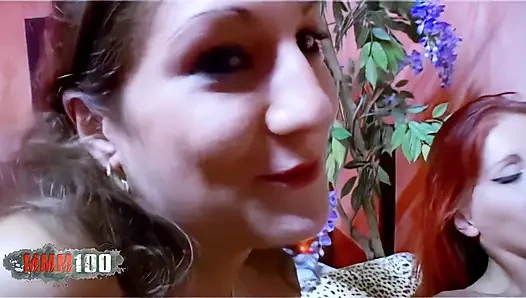 Angie kiss: großer und schöner marseiller schwanz für Angie Kiss und Alys Rebel