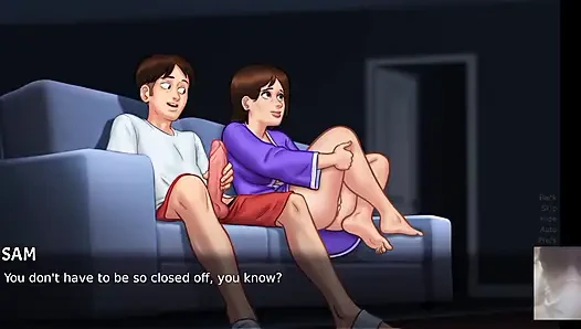 SUMMER TIME SAGA! MILF STEP-MOM HAVE ME BOOBJOB AND THEN I FUCKED HER!