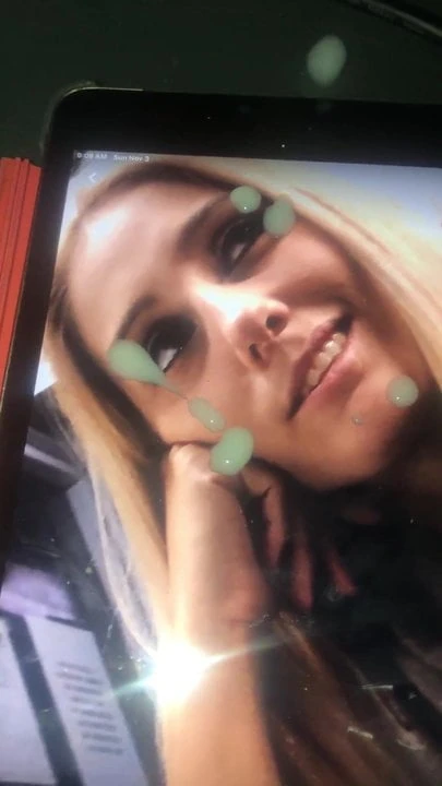 Cumtribute on blonde 9