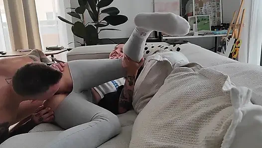 Stepsister Talks to Her Husband on the Phone While I Fuck Her in the Ass!