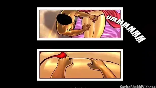 Savita bhabhi episode 5.   Nokar ke maje savita ki chudail   full video in bio