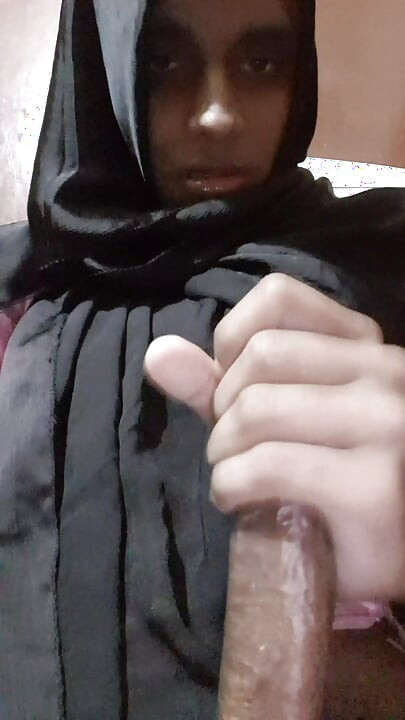 Asian sissy hijabi masterbation  fingering and spitt fetish