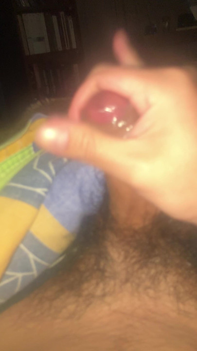 quick cumshot in bed