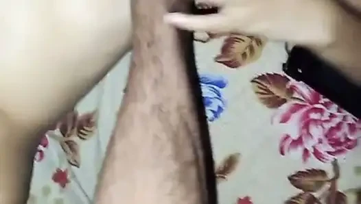 Ohh!! Please Don't Come Inside Me, I filled my desi beautiful girlfriend tight pussy, ( Homemade Hindi Audio