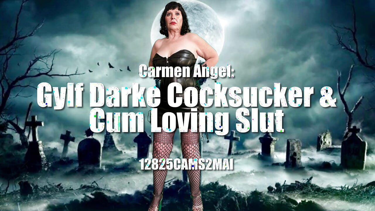 Carmen Angel: gylf darke pikzuiger en sperma-liefhebbende slet 12825cams2mai