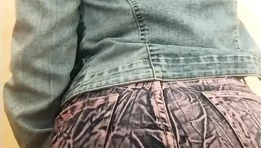 She Dances and Strips Naked Showing Her Hairless Pussy