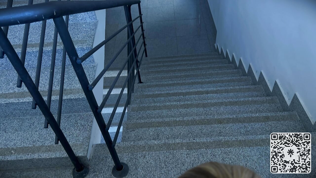 Big Ass Blonde picked me up in Elevator and gets fucked in Stairwell - was it too loud?