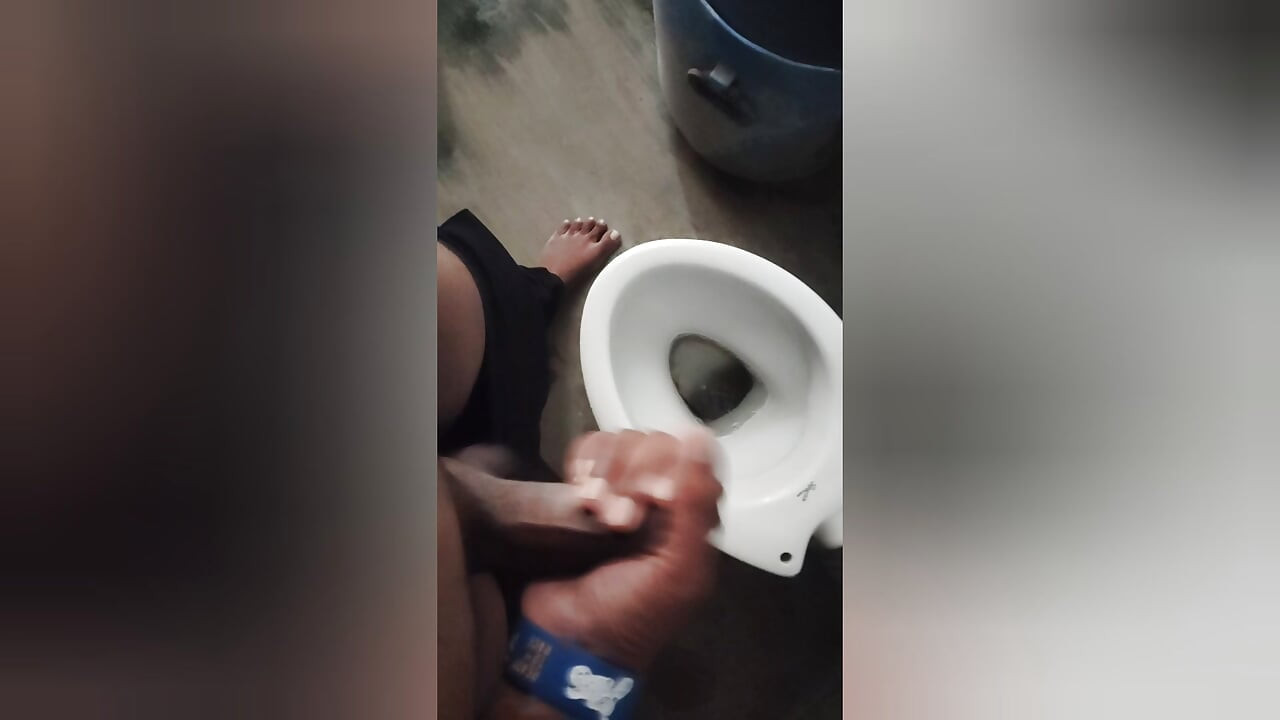 Handjob& cum in sink hole & pissing
