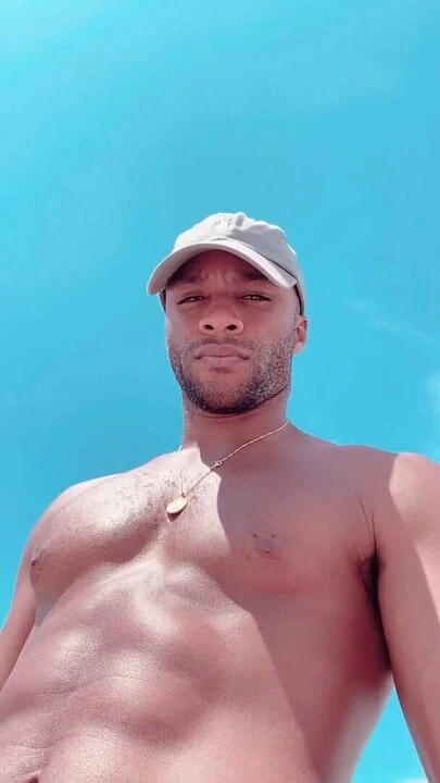sexy gay black man