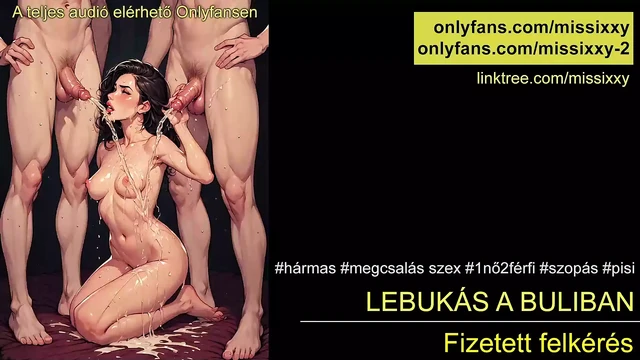 Cheating at the party, threesome sex - English audio