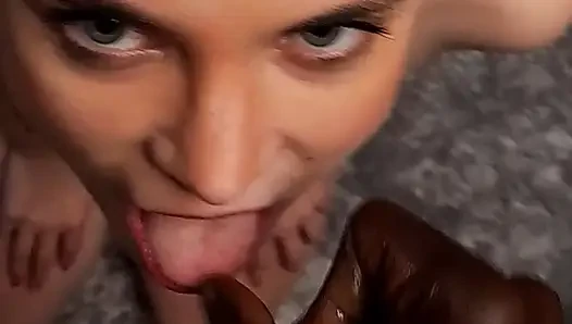 White Girl Won't Allow BBC Fuck Her Without Condom So He Wrecks Her Ass