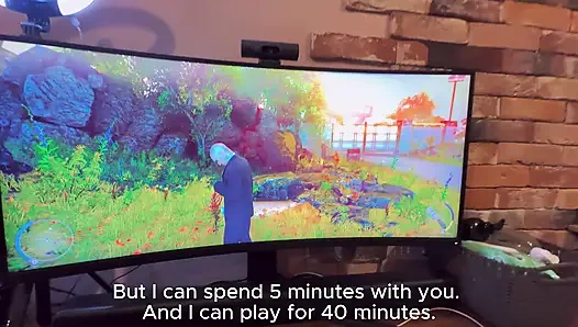 Ben oynamak istedim, o da beni emmek istedi.