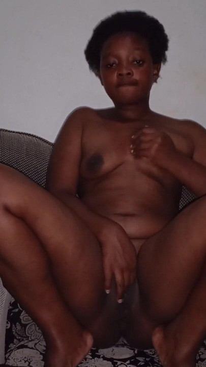 Phat Ass African Girl Pleasing Herself