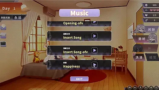 Hentai Game - glück doppelzimmer - elegante silber-milf rockt cowgirl, stöhnt harter doggystyle - kostenloser modus