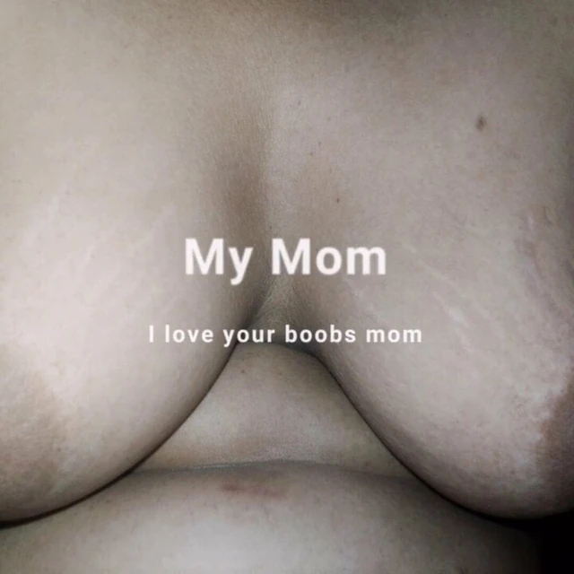 My real moms boobs bd