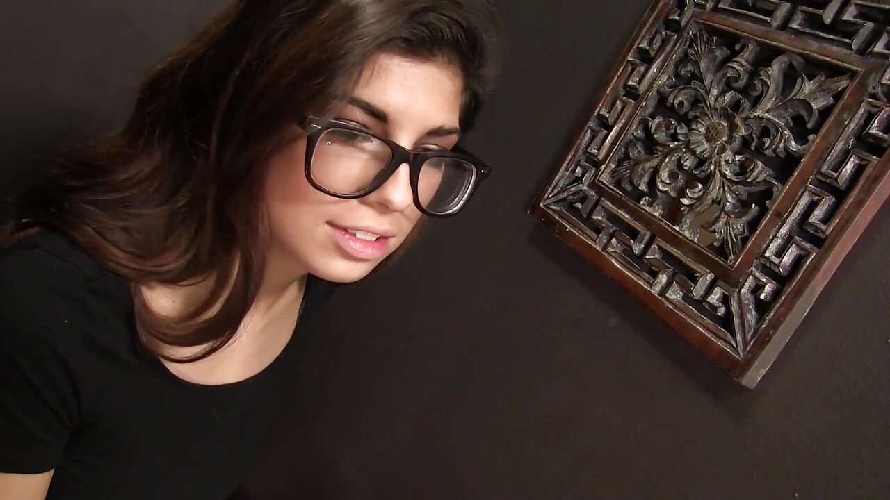 Ava Taylor sucks huge cock and masturbates wet and horny pussy