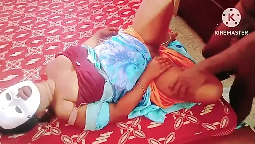 Kakak ipar tamil Chennai menggoda abang tirinya sendiri - closeup dan jilat memek dengan audio bahasa tamil