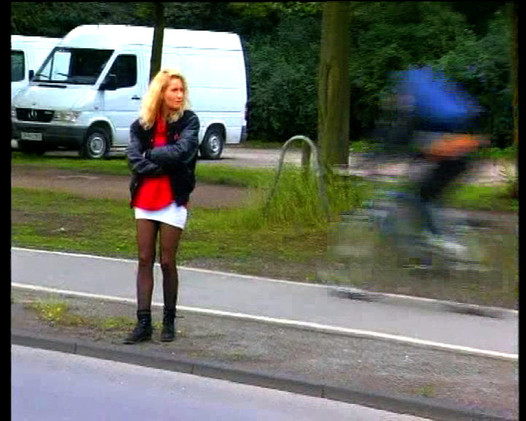 German street whore secretly filmed in Duisburg - 80s retro