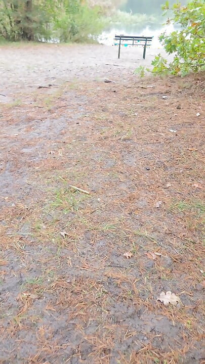 Teen Risky Outdoor Jerking (almost caught)