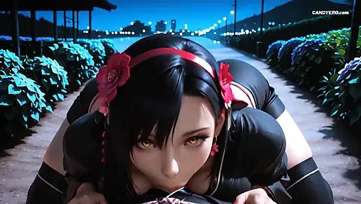 AI Generated Tifa Lockhart Final Fantasy Sex In The Lewd Gardn