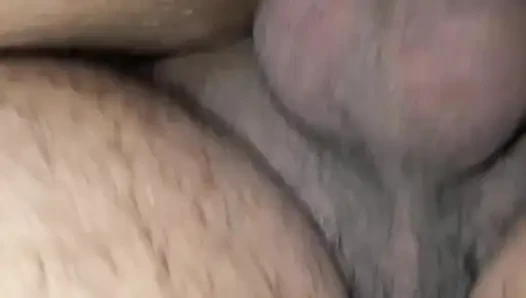 Fuck my hairy pussy, cum on my hairy pussy please
