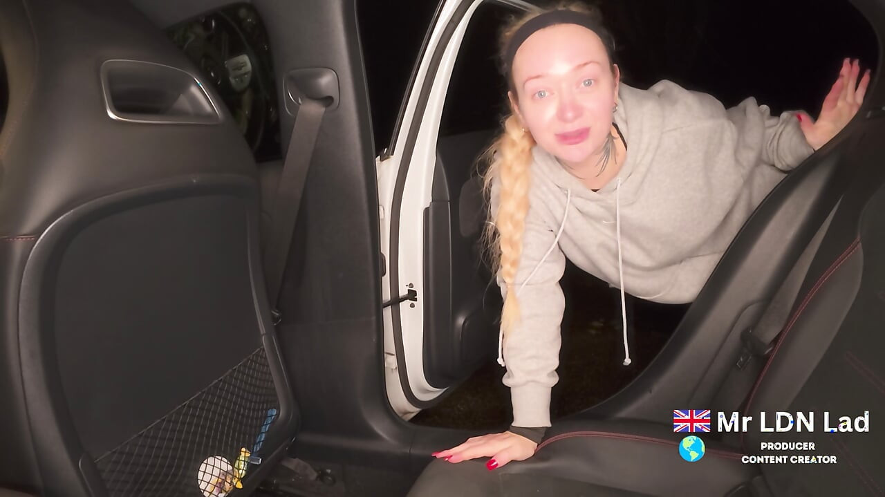 Dirty British Slut Sophia May Loves Mr LDN Lads CHAV 9inch Cock in Car POV
