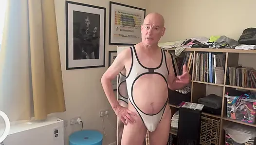 Thong back body suit Try-on