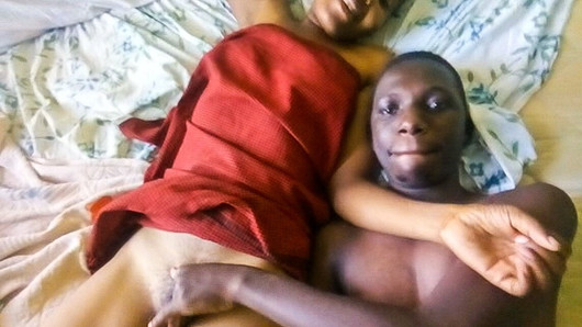 Black couple film their first time REAL sex tape