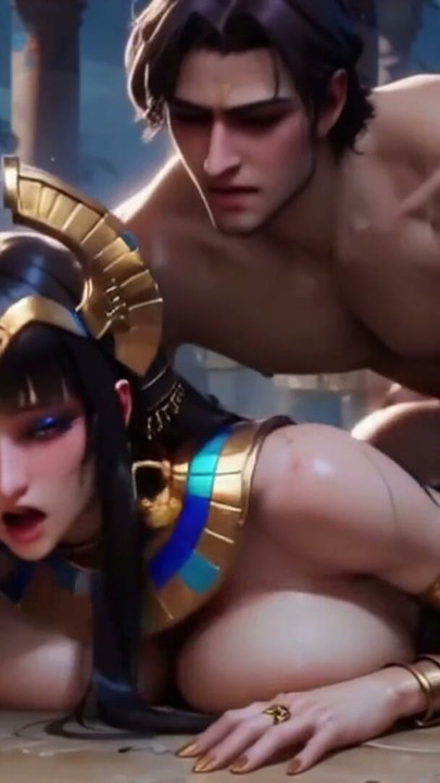 Cleopatra fucked by an Egyptian God | Clip 2