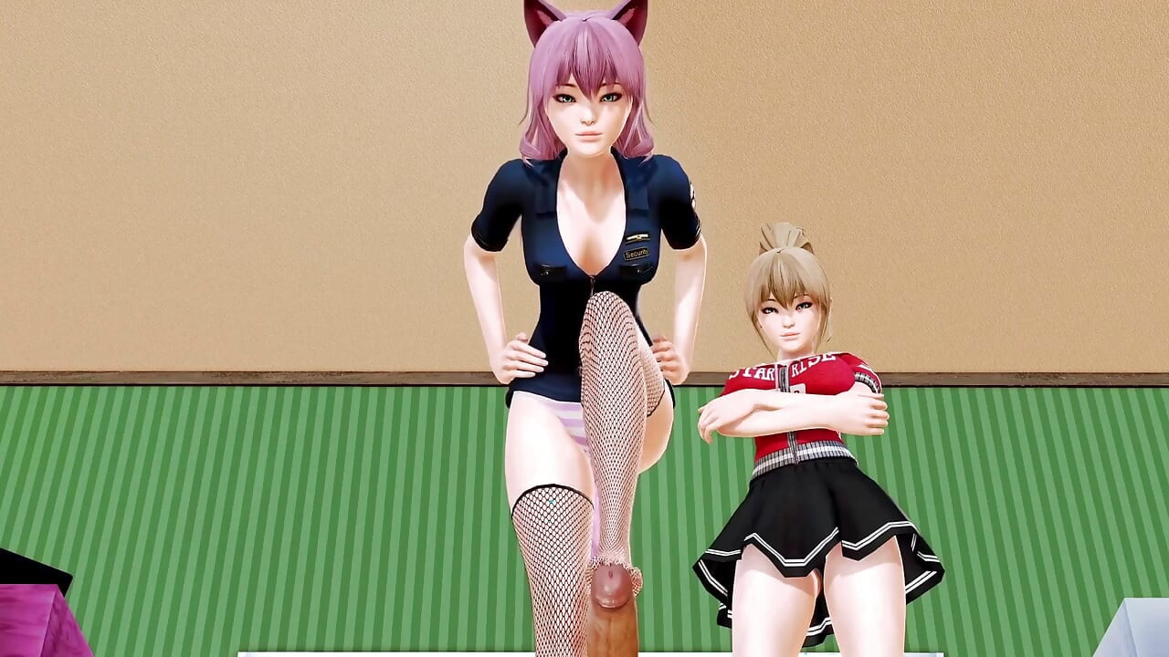 A Night with Two Cats - 3D Hentai