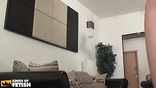 Naughty chick gets hard Double Penetration in dirty gangbang